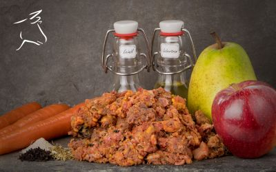 BARF für Katzen: Rindfleisch 250g - Komplettmenü