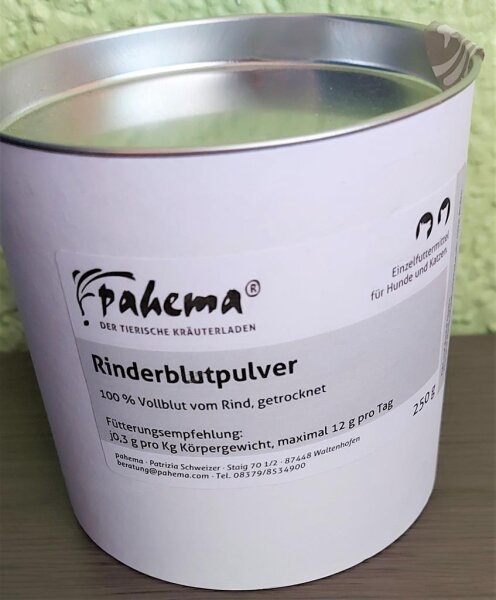 Pahema Rinderblutpulver 250g