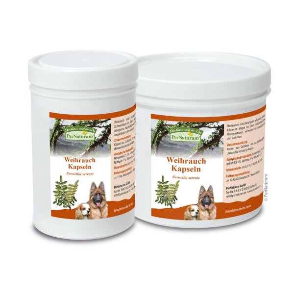 PerNaturam Weihrauch-Kapseln Hund 50 Stück