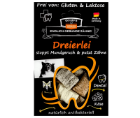 QCHEFS Dreierlei Käsesnacks für Hunde 65g -...