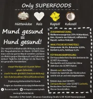 QCHEFS Hard Cheese Kauknochen für Hunde - 4Stk /...