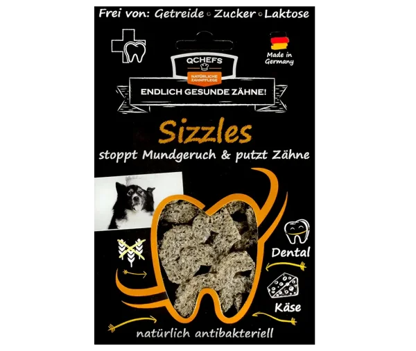 QCHEFS Sizzles für Hunde 65g - Zahnpflege