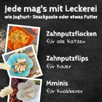 QCHEFS Zahnputzflips für Katzen 40g – Zahnpflege