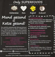 QCHEFS Zahnputzflocken für Katzen 80g –...