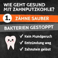 QCHEFS Zahnputzkohle für Hunde 80g – Zahnpflege