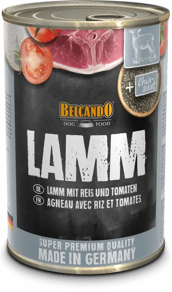BELCANDO® Dose 400g Lamm mit Reis & Tomaten