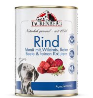 Tackenberg Menü Dose - Rind mit Wildreis, Roter...