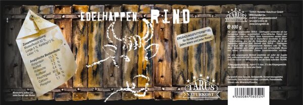 Tarus Edelhappen Rind 800g pur - Reinfleischdose