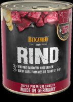 BELCANDO® Dose 800g Rind mit Kartoffeln & Erbsen