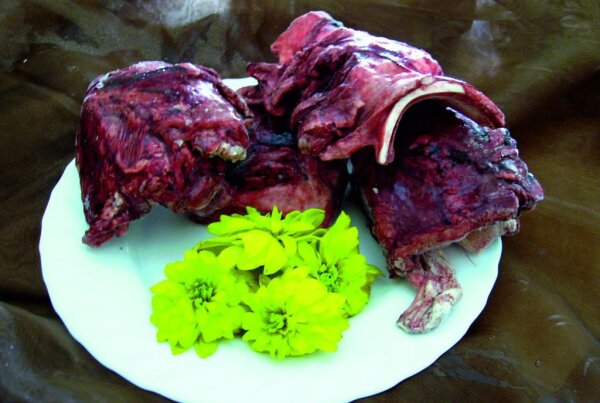 Tarus Frostfleisch Rinderherz pur 1kg gewürfelt tiefgefroren