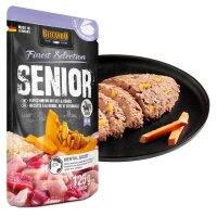 BELCANDO® Finest Selection - Senior - Fleischmenü mit Reis & Kürbis 125g Frischebeutel