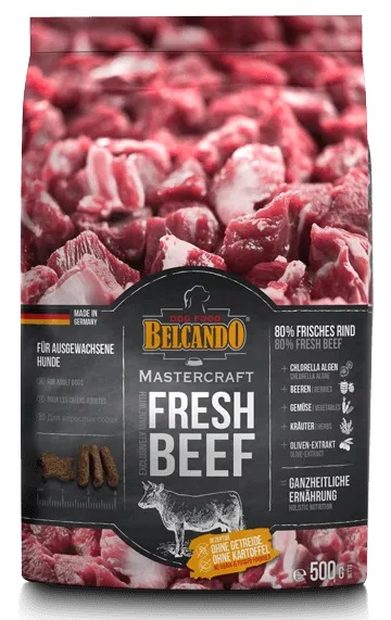 BELCANDO® Mastercraft fresh beef 500g  - Trockenfutter für Hunde