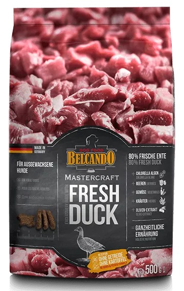 BELCANDO® Mastercraft fresh duck 500g  - Trockenfutter für Hunde