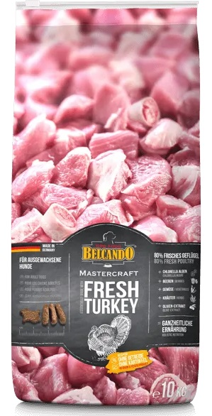 BELCANDO® Mastercraft fresh turkey 10kg  - Trockenfutter für Hunde