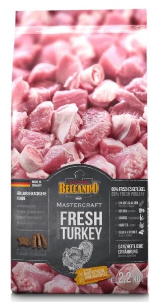 BELCANDO® Mastercraft fresh turkey 2,2kg  - Trockenfutter für Hunde