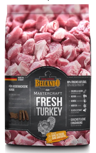 BELCANDO® Mastercraft fresh turkey 500g  - Trockenfutter für Hunde