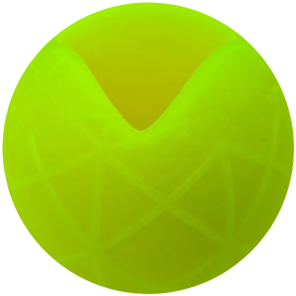 Moby Ball – Gelb Größe S (5,5 x 3,8 cm)