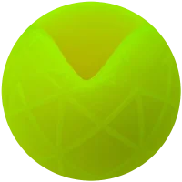 Moby Ball – Gelb Größe S (5,5 x 3,8 cm)