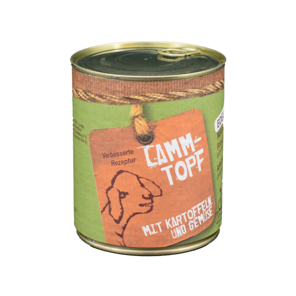 Tarus Naturkost Hund - Edel Menü Dose: Lammtopf mit Kartoffeln & Gemüse 400g 12er Pack