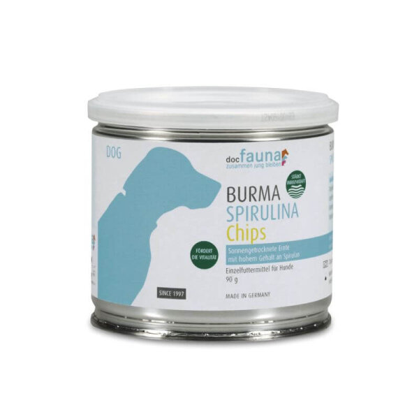 Plantavis Spirulina Chips DOG 90g - DogFauna Burma Spirulina