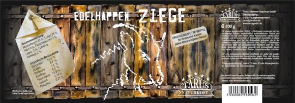 Tarus Edelhappen Ziege 800g pur - 6er Pack Reinfleischdosen
