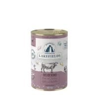Lakefields Hunde-Nassfutter 400g - WEIDERIND mit...