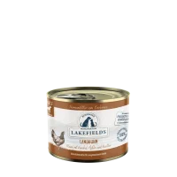 Lakefields Hunde-Nassfutter 200g - LANDHUHN mit Fenchel,...