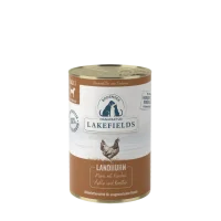 Lakefields Hunde-Nassfutter 400g - LANDHUHN mit Fenchel,...