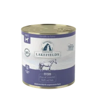 Lakefields Hunde-Nassfutter 800g - PFERD mit...