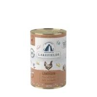 Lakefields Welpen-Nassfutter 400g - LANDHUHN mit Fenchel,...