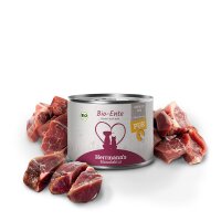 Herrmanns Reinfleisch Dose - Kreativ-Mix Bio Ente - 200g...