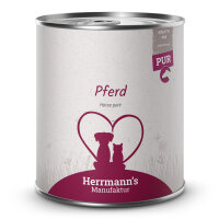 Herrmanns Reinfleisch Dose - Kreativ-Mix Pferd - 800g Single Protein Nassfutter