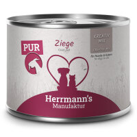 Herrmanns Reinfleisch Dose - Kreativ-Mix Ziege - 200g Single Protein Nassfutter