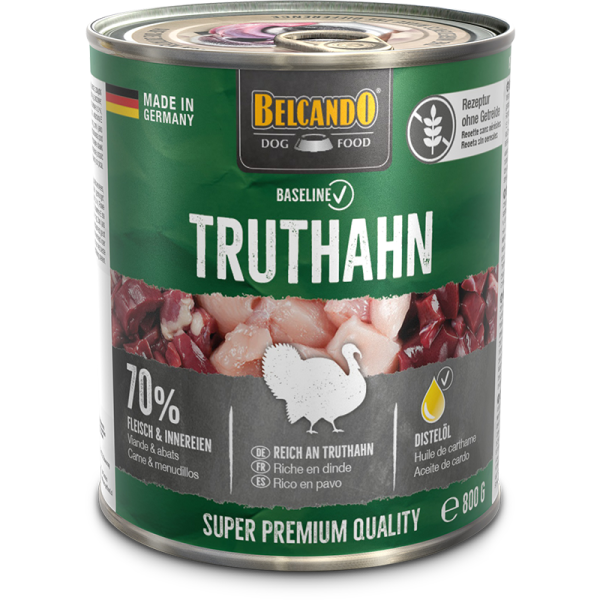 BELCANDO® Dose 800g Baseline Truthahn - Hunde Nassfutter