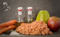 BARF Kaninchen 500g - Komplettmenü für Hunde