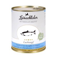 Loisachtaler Hunde Menü Dose - Lachstopf mit Rind,...
