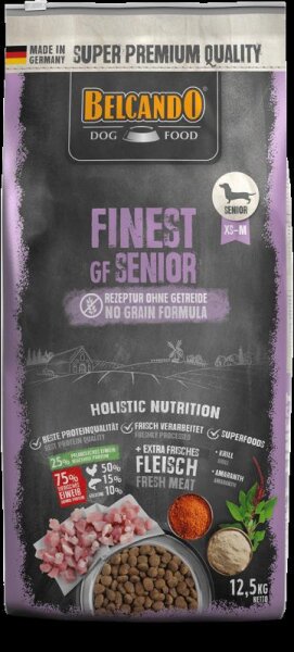 BELCANDO® Trockenfutter Finest GF Senior 12,5kg für Hunde