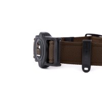 Hunde-Halsband mit NFC Chip Braun - mit Plakette zum Gravieren - Memopet