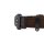 Hunde-Halsband mit NFC Chip Braun - mit Plakette zum Gravieren - Memopet