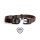 Katzen-Halsband mit NFC Chip Braun - mit Plakette zum Gravieren - Halsumfang 21-28 cm - Memopet