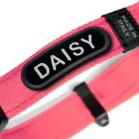 Hunde-Halsband mit NFC Chip Rosa - mit Plakette zum...
