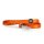 Flachleine Orange mit Memopet NFC Chip