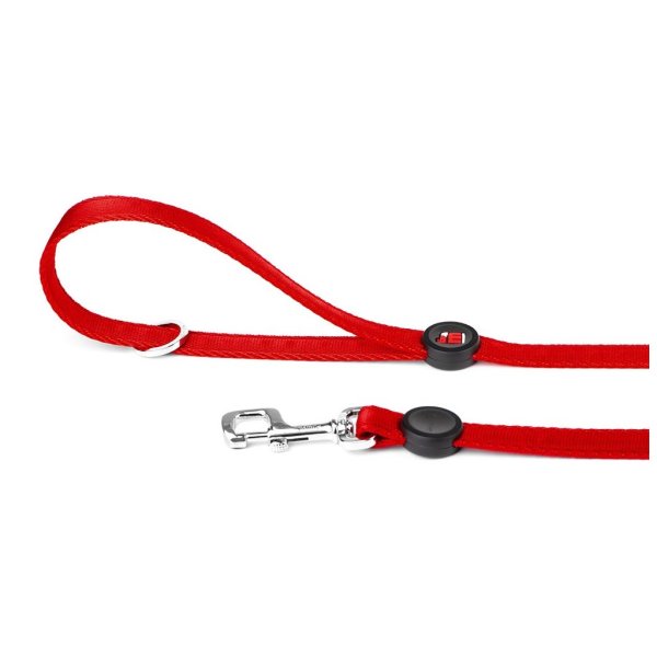 Flachleine Rot mit Memopet NFC Chip