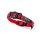 Katzen-Halsband mit NFC Chip Rot - mit Plakette zum Gravieren - Halsumfang 21-28 cm - Memopet