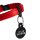 Katzen-Halsband mit NFC Chip Rot - mit Plakette zum Gravieren - Halsumfang 21-28 cm - Memopet