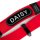 Hunde-Halsband mit NFC Chip Rot mit Plakette zum Gravieren - Memopet