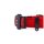 Hunde-Halsband mit NFC Chip Rot mit Plakette zum Gravieren - Memopet