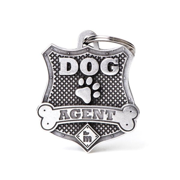 Charms: Dog Agent - Bronx Serie - Schmuckanhänger zum Gravieren