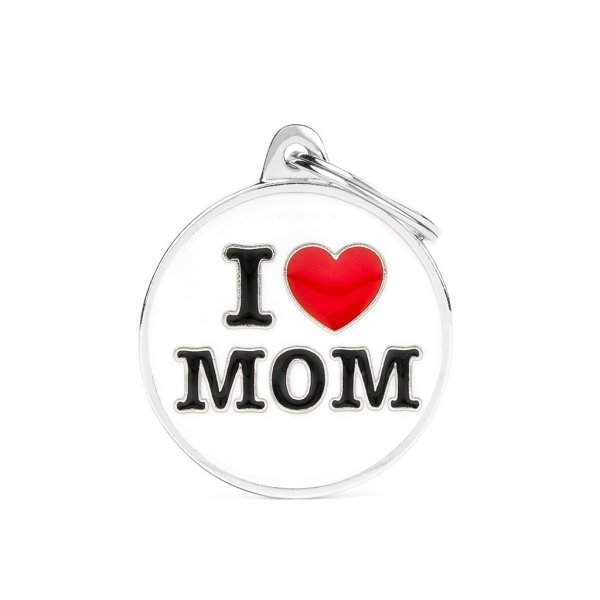 Charms: I Love Mom - Schmuckanhänger zum Gravieren