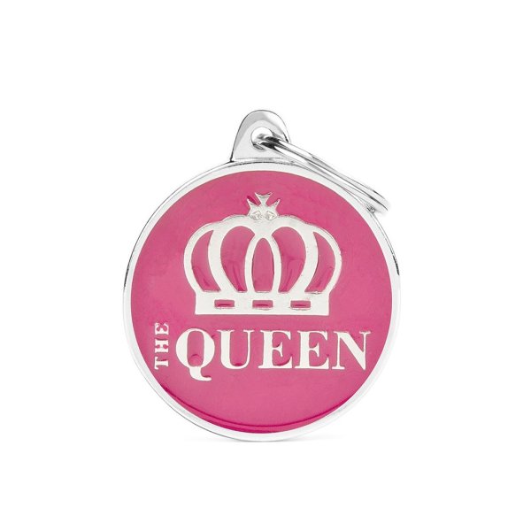 Charms: The Queen groß - Schmuckanhänger zum Gravieren